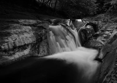 rock and water river photography